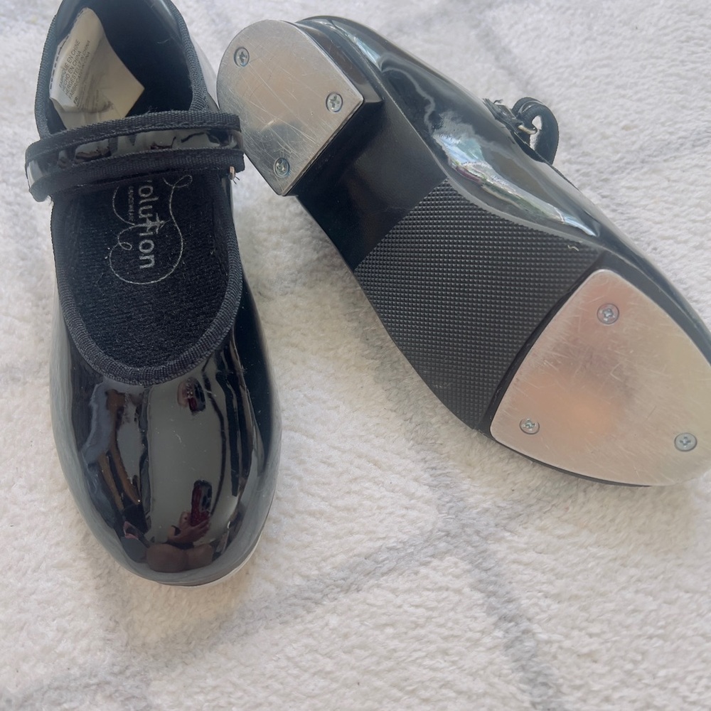 Revolution Black Kids Tap Shoes